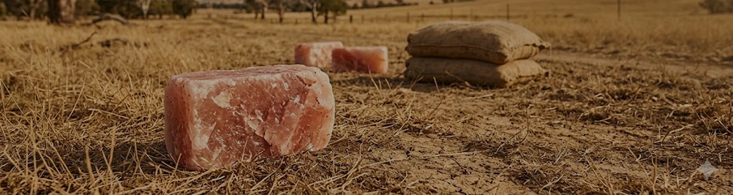salt rock in the fields
